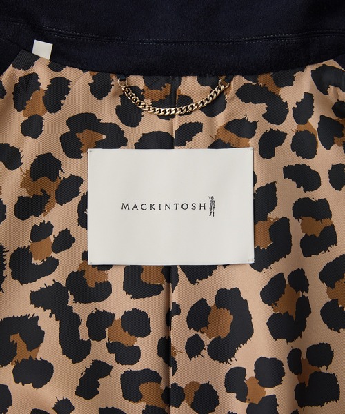 Mackintosh(マッキントッシュ)の「NEW HUMBIE STUDS MB(ステンカラーコート・レディース・ブラック×シルバー・4/6/8)」の6枚目の写真