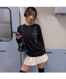 [UNISEX]SIM CROSS ロングスリーブ Tシャツ_4color