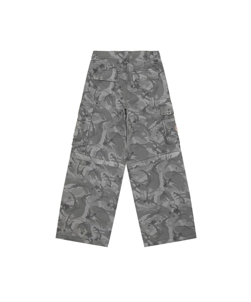 AAPE BY A BATHING APE(エーエイプバイアベイシングエイプ)の「AAPE CARGO PANTS(Detachable)(カーゴパンツ・レディース・ホワイト×ブラック・X-SMALL/XX-SMALL/SMALL)」の2枚目の写真