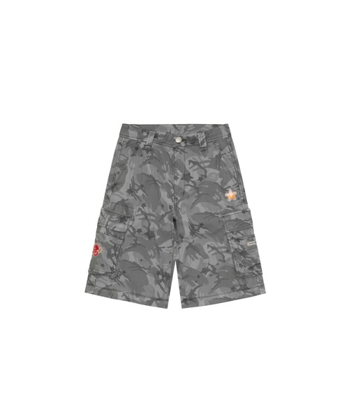 AAPE BY A BATHING APE(エーエイプバイアベイシングエイプ)の「AAPE CARGO PANTS(Detachable)(カーゴパンツ・レディース・ホワイト×ブラック・X-SMALL/XX-SMALL/SMALL)」の3枚目の写真