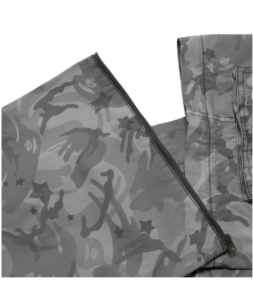 AAPE BY A BATHING APE(エーエイプバイアベイシングエイプ)の「AAPE CARGO PANTS(Detachable)(カーゴパンツ・レディース・ホワイト×ブラック・X-SMALL/XX-SMALL/SMALL)」の5枚目の写真