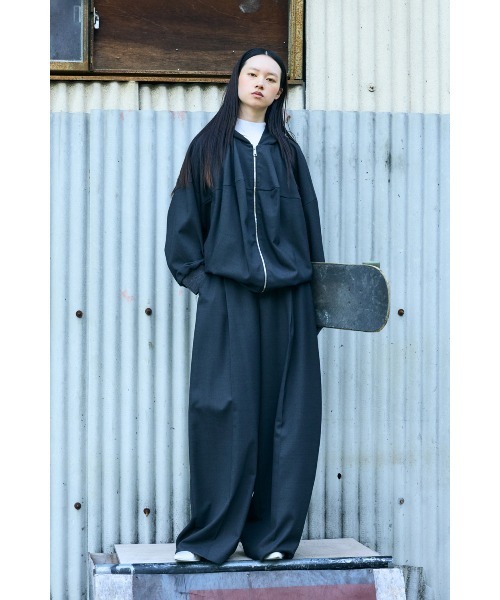 ENFOLD(エンフォルド)の「T/W/Rカルゼ Semi easy CP fig PT(その他パンツ・レディース・チャコールグレー/ダークネイビー・36/38/34)」の16枚目の写真
