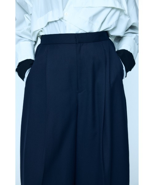 ENFOLD(エンフォルド)の「T/W/Rカルゼ Semi easy CP fig PT(その他パンツ・レディース・チャコールグレー/ダークネイビー・36/38/34)」の10枚目の写真