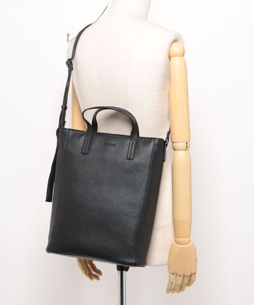MACKINTOSH PHILOSOPHY（ﾏｯｷﾝﾄｯｼｭ ﾌｨﾛｿﾌｨｰ）の「MACKINTOSH PHILOSOPHY/マッキントッシュフィロソフィー ５M３１   17985（ショルダーバッグ・メンズ・ベージュ/ネイビー/ブラック・FREE）」の7枚目の写真