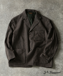 JOURNAL STANDARD J.S HOMESTEAD "J.S. Homestead / Tweed Loafer Jacket (Tailored Jacket)"
