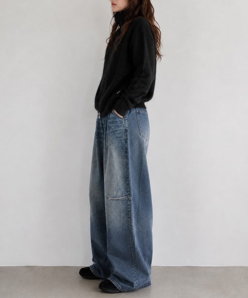 SHINYAKOZUKA（シンヤコヅカ）の「winter driver(ISSUE#9)（ニット/セーター・レディース・ブラック/レッド・S）」の6枚目の写真