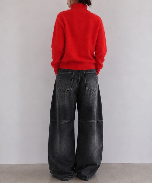 SHINYAKOZUKA（シンヤコヅカ）の「winter driver(ISSUE#9)（ニット/セーター・レディース・ブラック/レッド・S）」の12枚目の写真
