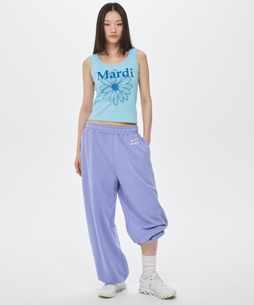 Mardi Mercredi(マルディメクルディ)の「JOGGER PANTS DOUBLE LABEL / ジョガー パンツ ダブル ラベル(スウェットパンツ・レディース・ラベンダー/ピンク・FREE)」の17枚目の写真
