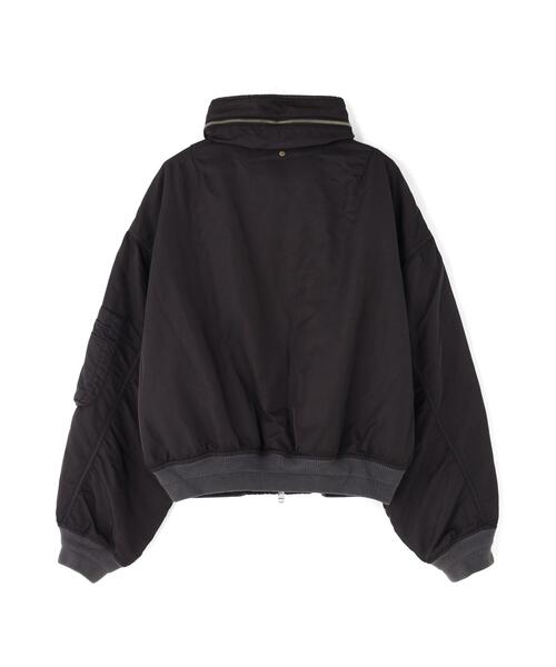 DANKE SCHON（ダンケシェーン）の「DankeSchon/ダンケシェーン/ASUTEX NYLON TWILL STAND BLOUSON（ブルゾン・メンズ・カーキ/ブラック・L/M）」の6枚目の写真