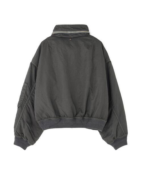 DANKE SCHON（ダンケシェーン）の「DankeSchon/ダンケシェーン/ASUTEX NYLON TWILL STAND BLOUSON（ブルゾン・メンズ・カーキ/ブラック・L/M）」の9枚目の写真