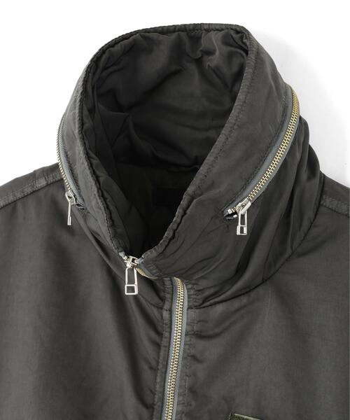 DANKE SCHON（ダンケシェーン）の「DankeSchon/ダンケシェーン/ASUTEX NYLON TWILL STAND BLOUSON（ブルゾン・メンズ・カーキ/ブラック・L/M）」の10枚目の写真