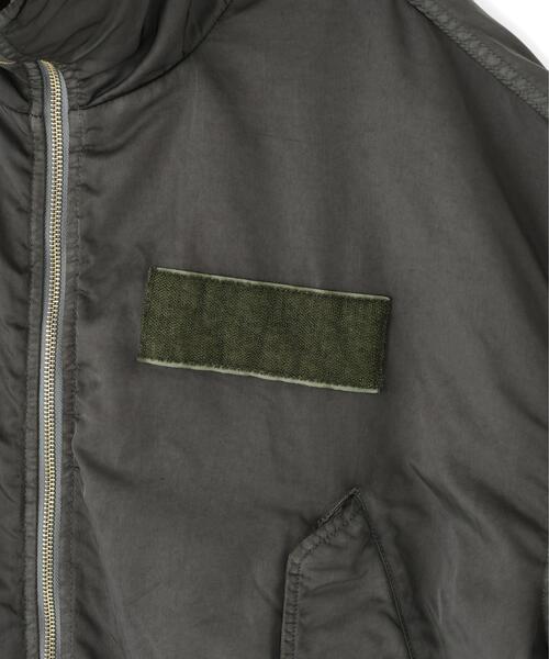DANKE SCHON（ダンケシェーン）の「DankeSchon/ダンケシェーン/ASUTEX NYLON TWILL STAND BLOUSON（ブルゾン・メンズ・カーキ/ブラック・L/M）」の11枚目の写真