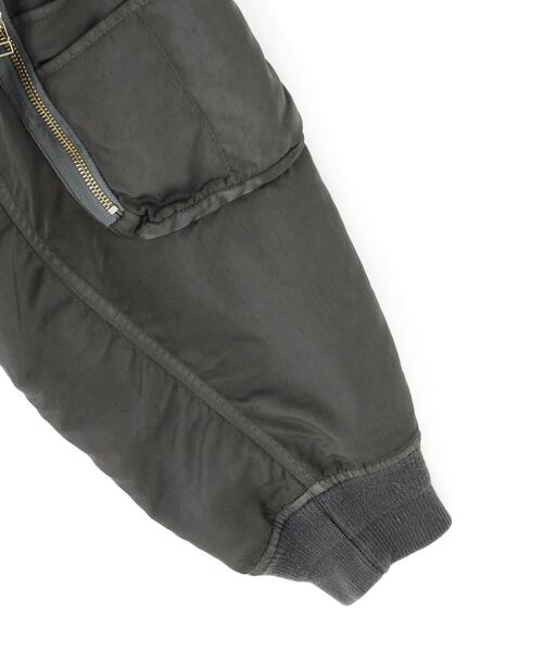 DANKE SCHON（ダンケシェーン）の「DankeSchon/ダンケシェーン/ASUTEX NYLON TWILL STAND BLOUSON（ブルゾン・メンズ・カーキ/ブラック・L/M）」の14枚目の写真