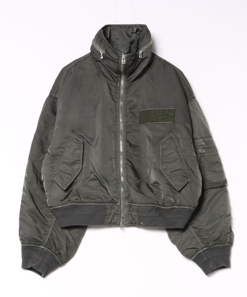 DANKE SCHON（ダンケシェーン）の「DankeSchon/ダンケシェーン/ASUTEX NYLON TWILL STAND BLOUSON（ブルゾン・メンズ・カーキ/ブラック・L/M）」の8枚目の写真