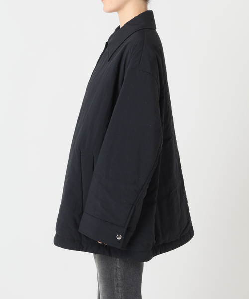 JOURNAL STANDARD relume(ジャーナルスタンダード レリューム)の「撥水ナイロン中綿シャツブルゾン(その他アウター・レディース・アイボリー/ブラック・FREE)」の16枚目の写真