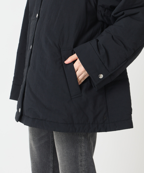 JOURNAL STANDARD relume(ジャーナルスタンダード レリューム)の「撥水ナイロン中綿シャツブルゾン(その他アウター・レディース・アイボリー/ブラック・FREE)」の20枚目の写真