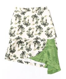 Flower canvas bonding skirt TA261-FG095