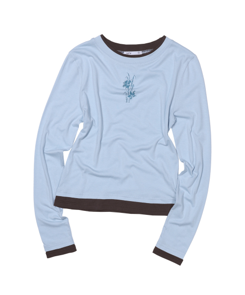 kaifai(カイファイ)の「ポジ ロングスリーブ (SKY ブルー) K26ZB725(Tシャツ/カットソー・レディース・その他・OS)」の1枚目の写真