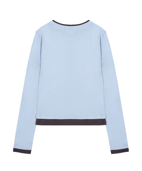 kaifai(カイファイ)の「ポジ ロングスリーブ (SKY ブルー) K26ZB725(Tシャツ/カットソー・レディース・その他・OS)」の3枚目の写真