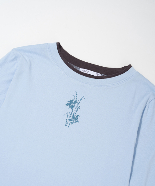 kaifai(カイファイ)の「ポジ ロングスリーブ (SKY ブルー) K26ZB725(Tシャツ/カットソー・レディース・その他・OS)」の4枚目の写真
