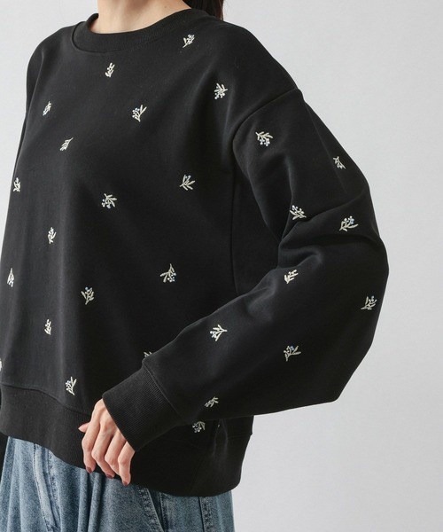 GLOBAL WORK(グローバルワーク)の「乾きやすい刺繍スウェット/1067225(Tシャツ/カットソー・レディース・ライトグレー/ブラック・MEDIUM/LARGE)」の16枚目の写真