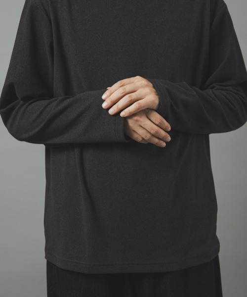 ITEMS URBANRESEARCH（アイテムズ アーバンリサーチ）の「マシュマロジャージークルーネックカットソー（Tシャツ/カットソー・メンズ・モカ/ブラック/チャコールグレー/ホワイト・LARGE/MEDIUM）」の16枚目の写真