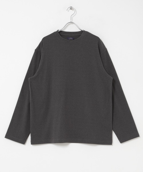 ITEMS URBANRESEARCH（アイテムズ アーバンリサーチ）の「マシュマロジャージークルーネックカットソー（Tシャツ/カットソー・メンズ・モカ/ブラック/チャコールグレー/ホワイト・LARGE/MEDIUM）」の21枚目の写真