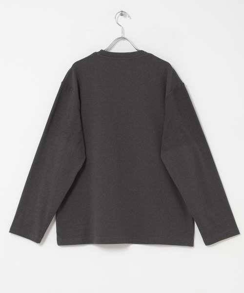 ITEMS URBANRESEARCH（アイテムズ アーバンリサーチ）の「マシュマロジャージークルーネックカットソー（Tシャツ/カットソー・メンズ・モカ/ブラック/チャコールグレー/ホワイト・LARGE/MEDIUM）」の22枚目の写真