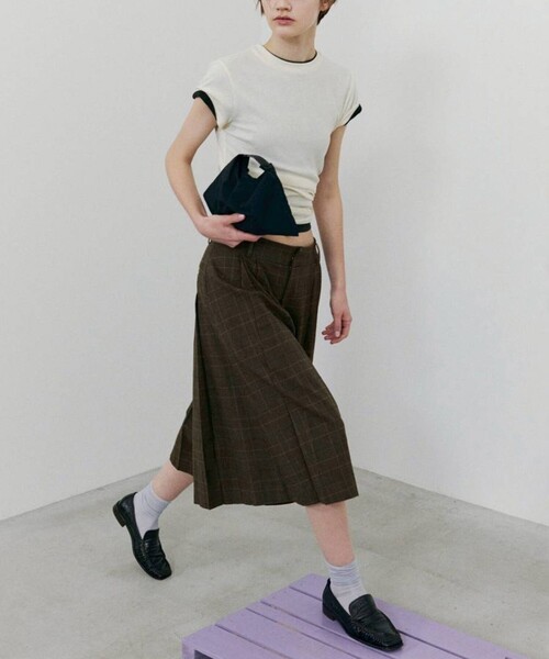 TODAYFUL（トゥデイフル）の「[TODAYFUL/トゥデイフル]Leatherbelt Mini Bag/レザーベルト ミニバッグ/ハンドバッグ（ハンドバッグ・レディース・ベージュ/ブラック・FREE）」の6枚目の写真