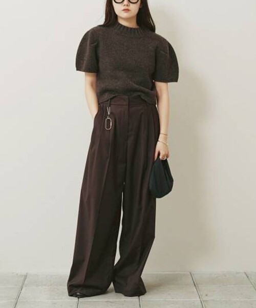 TODAYFUL（トゥデイフル）の「[TODAYFUL/トゥデイフル]Leatherbelt Mini Bag/レザーベルト ミニバッグ/ハンドバッグ（ハンドバッグ・レディース・ベージュ/ブラック・FREE）」の8枚目の写真