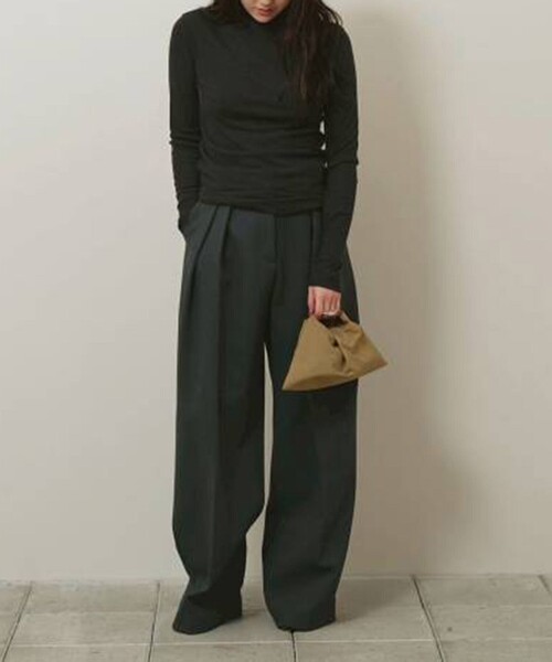 TODAYFUL（トゥデイフル）の「[TODAYFUL/トゥデイフル]Leatherbelt Mini Bag/レザーベルト ミニバッグ/ハンドバッグ（ハンドバッグ・レディース・ベージュ/ブラック・FREE）」の18枚目の写真