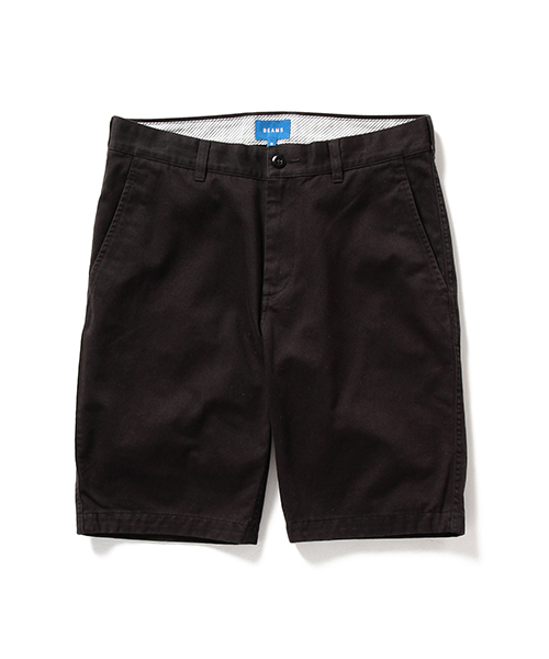 BEAMS（ビームス）の「BEAMS / ベーシックチノショーツ（チノパンツ・メンズ・ブラック/ベージュ/オリーブ/インディゴブルー/ネイビー/ホワイト・MEDIUM/LARGE/SMALL）」の15枚目の写真