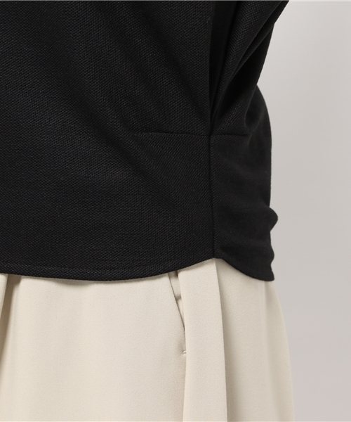 SHIPS for women（シップスフォーウィメン）の「ラミージャージータックプルオーバー（Tシャツ/カットソー・レディース・オリーブ/ライトホワイト/ブラック/ピンク・ONE SIZE）」の10枚目の写真