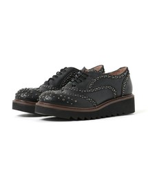 「YOSUKE/ヨースケ」スタッズツキレースアップレザーシューズ