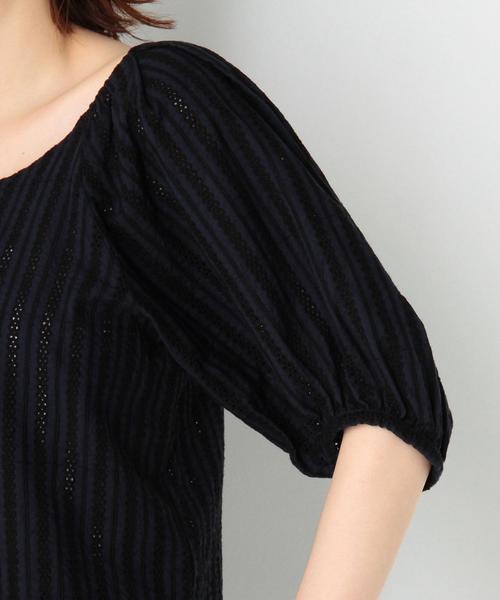 Another Edition（アナザーエディション）の「アイレットスリーブブラウス/AEBＦC  アイレット ST BLUS◆（シャツ/ブラウス・レディース・オフホワイト/ネイビー・FREE）」の17枚目の写真