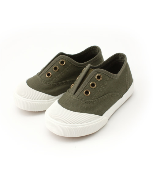 こども ビームス（コドモビームス）の「ZOOM / デッキシューズ（スニーカー・キッズ・ブラック/ベージュ/オリーブ/オフホワイト・13/14/15 /16/17/18/19/20/21）」の4枚目の写真