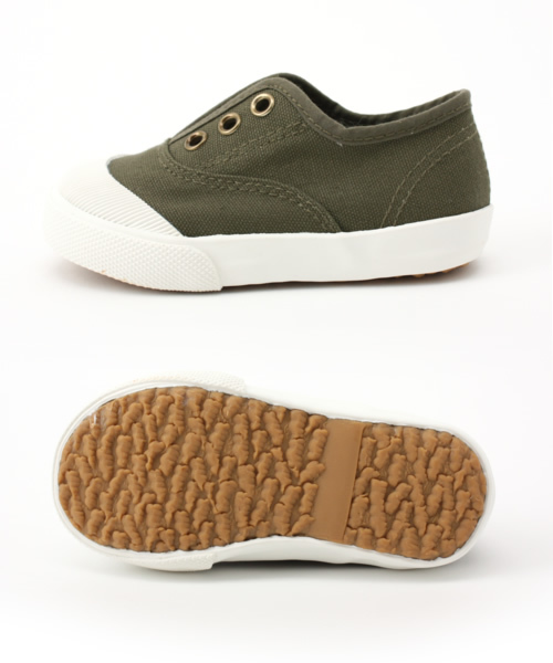 こども ビームス（コドモビームス）の「ZOOM / デッキシューズ（スニーカー・キッズ・ブラック/ベージュ/オリーブ/オフホワイト・13/14/15 /16/17/18/19/20/21）」の5枚目の写真