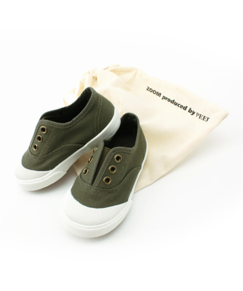 こども ビームス（コドモビームス）の「ZOOM / デッキシューズ（スニーカー・キッズ・ブラック/ベージュ/オリーブ/オフホワイト・13/14/15 /16/17/18/19/20/21）」の10枚目の写真