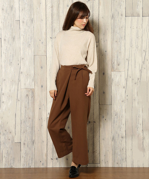 LBC（エルビーシー）の「ラップワイドパンツ     （その他パンツ・レディース・ブラウン/ブラック/チャコールグレー・MEDIUM/LARGE）」の14枚目の写真