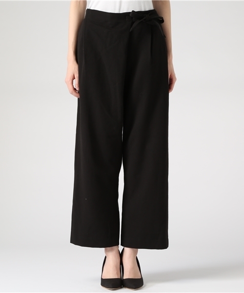 LBC（エルビーシー）の「ラップワイドパンツ     （その他パンツ・レディース・ブラウン/ブラック/チャコールグレー・MEDIUM/LARGE）」の4枚目の写真