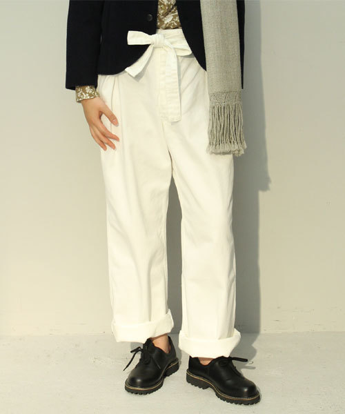BEAMS BOY（ビームスボーイ）の「○BEAMS BOY / カツラギ メディカル イージー（その他パンツ・レディース・ホワイト/オリーブ/ブルー/ネイビー/ベージュ・ONE SIZE）」の2枚目の写真
