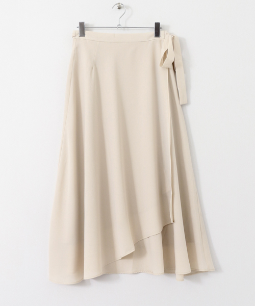 KBF+（ケービーエフプラス）の「KBF+ ラップロングSK（スカート・レディース・ライトベージュ/レッド/ブルー・ONE）」の13枚目の写真