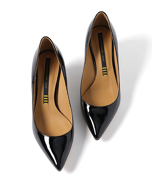 STUDIOUS SELECT（ステュディオスセレクト）の「【EXTRAODINARY JANE】PATENT ROW PUMPS（パンプス・レディース・ブラック/ベージュ・1/2/3）」の6枚目の写真
