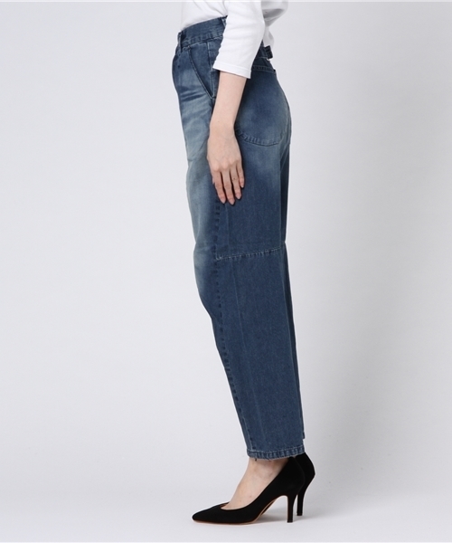 HYSTERIC GLAMOUR(ヒステリックグラマー)の「USED加工デニム ペインターパンツ(デニムパンツ・レディース・インディゴブルー・24inch/25inch/26inch/27inch/28inch)」の8枚目の写真