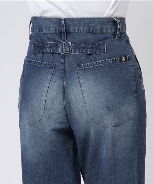 HYSTERIC GLAMOUR(ヒステリックグラマー)の「USED加工デニム ペインターパンツ(デニムパンツ・レディース・インディゴブルー・24inch/25inch/26inch/27inch/28inch)」の11枚目の写真