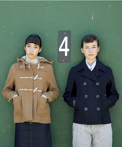 coen(コーエン)の「【10/20発売リンネル掲載アイテム】メルトンPコート(ピーコート・レディース・Navy/Red・MEDIUM/LARGE)」の11枚目の写真