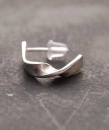 【Kare】【片耳用】銀製Twiピアス/ユニセックス