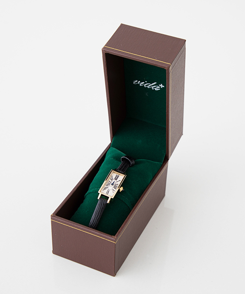 未使用★Vida + ヴィーダプラス ミニョン Mignon VIDA+】 Mignon ミニョン J83921 LE- BK（アナログ腕時計