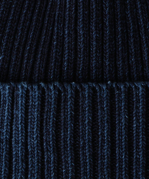 green label relaxing（グリーンレーベルリラクシング）の「SC GLR コットン リブ ニットキャップ（ニットキャップ/ビーニー・メンズ・ライトブルー/ネイビー/ブラック・FREE）」の8枚目の写真