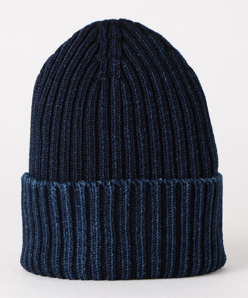 green label relaxing（グリーンレーベルリラクシング）の「SC GLR コットン リブ ニットキャップ（ニットキャップ/ビーニー・メンズ・ライトブルー/ネイビー/ブラック・FREE）」の7枚目の写真